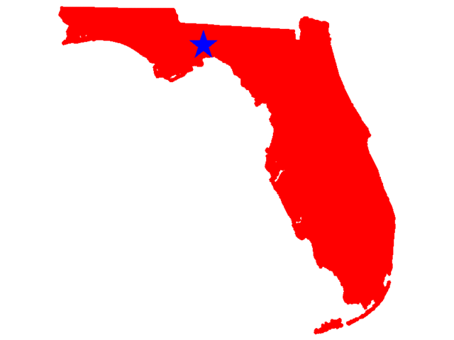 Florida admitted as a slave state