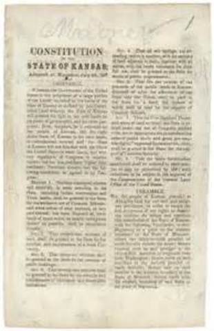 Lecompton Constitution rejected by Congress