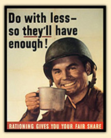 Government impose Rationing