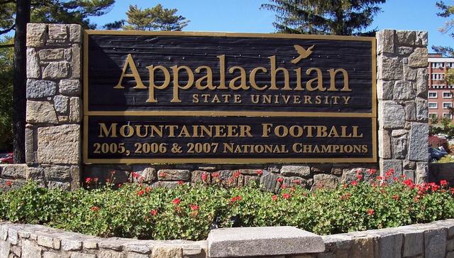 Being accepted into Appalachian State University