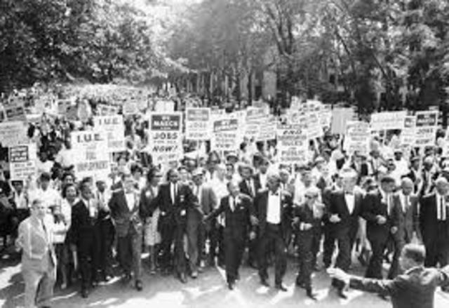 King and other civil rights leaders organized a March