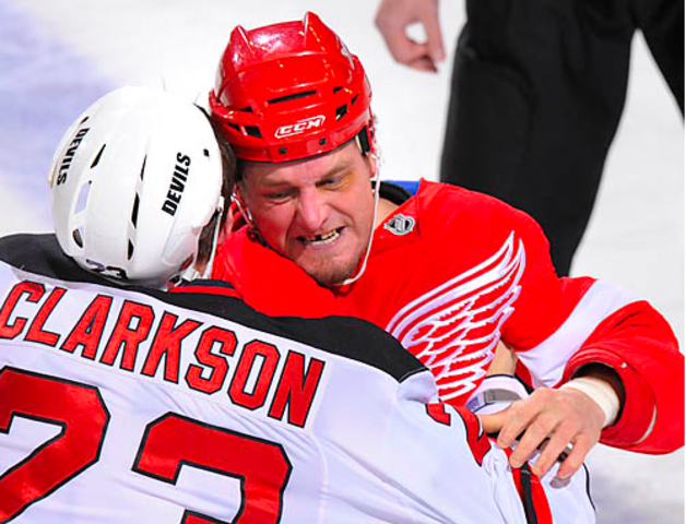 Darrens First Fight In the NHL