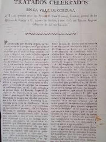 On, Spanish Viceroy Juan de O’Donojú signed the Treaty of Córdoba, which approves a plan to make Mexico an independent constitutional monarchy.