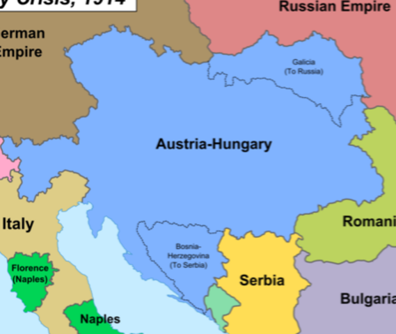 L'Autriche-Hongrie declre la guerre a Serbie