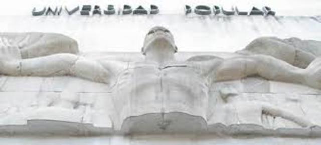 Fundó y dirigió la Universidad Popular