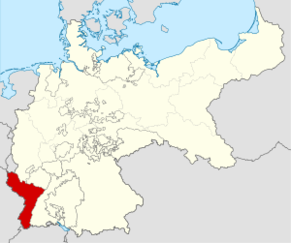 Alsacia y Lorena pasaron a Francia