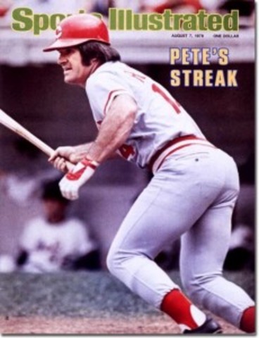Pete Rose begins 44-game hitting streak
