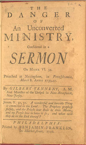 Beginning of The Great Awakening (Primary Source)