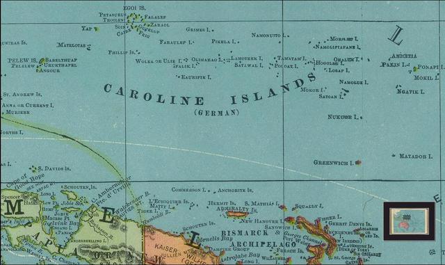 Los archipiélagos del Pacífico (Marshall, Carolinas y Marianas) se asignaron a Japón