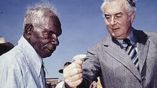 Lingiari was elected the leader of the Gurindji communities