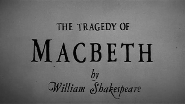 Macbeth is Written