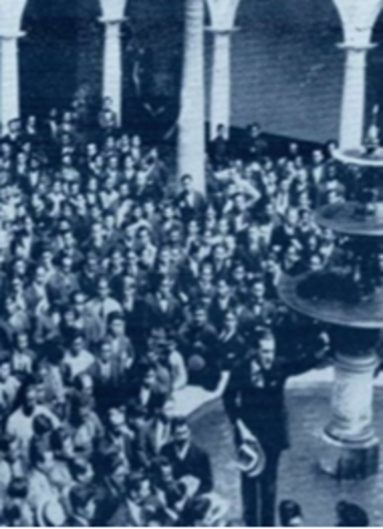 Nace el  movimiento estudiantil