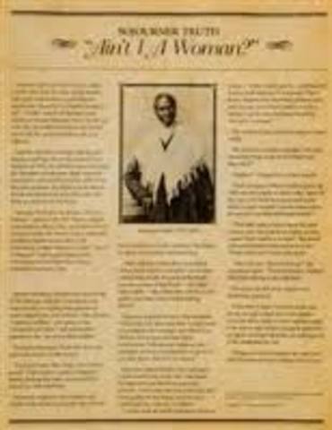 Sojourner Truth's "Ain't I a Woman?" speech