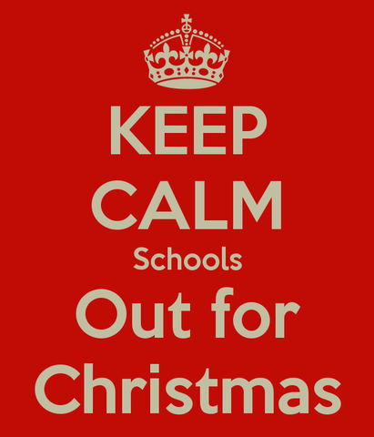 Salida de vacaciones de Navidad