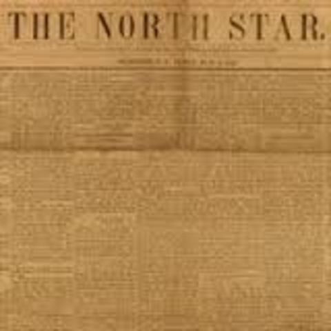 Fredrick Douglass published The North Star