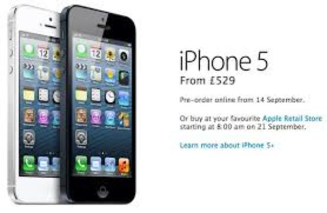 Apple announces the iPhone 5
