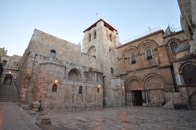 Persians damage the Church of the Holy Sepulcher
