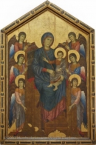 The Madonna and Child in Majesty Surrounded by Angels