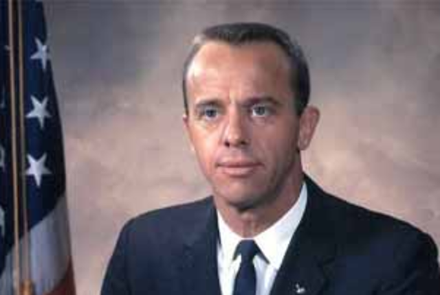 The first American in space