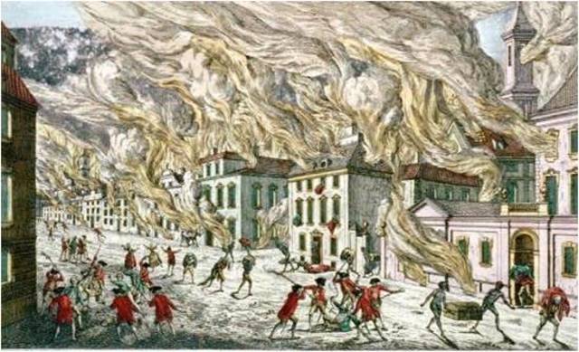 British burned Falmouth