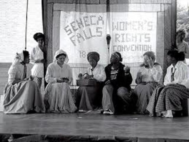 Women's Rights Convention at Sceneca Falls, New York