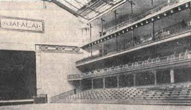 Inaguración del Jai Alai