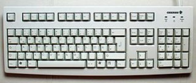 El teclado QWERTZ