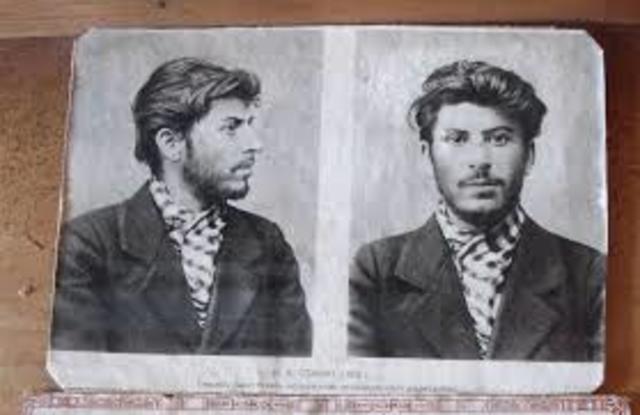 Stalin is arrested and exhiled for the last time