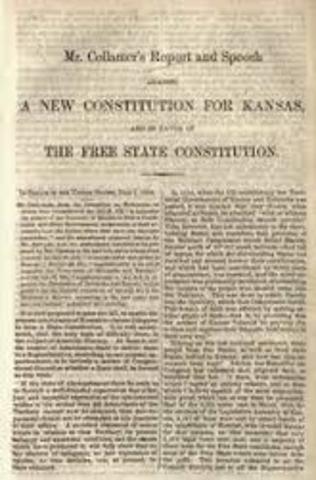 The lecompton constitution rejected