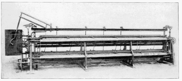 Evoultion of machine lace