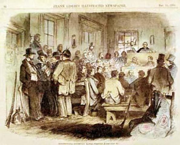 Lecompton Constitution rejected by Congresss