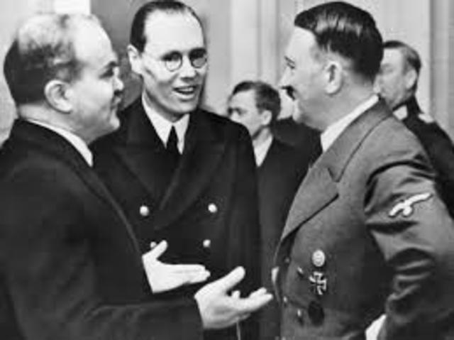 Hitler marched into Europe