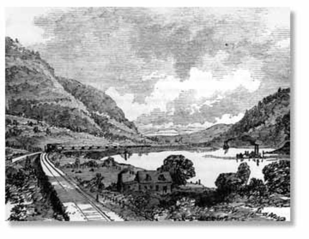 1840, railroad mileage equaled that of canals
