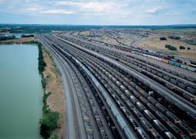 By 1860, there were more than 30,000 miles of railroad track