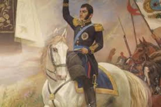 José de San Martín returns to Argentina