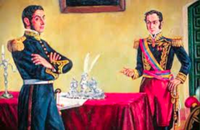 Meeting with Bolívar