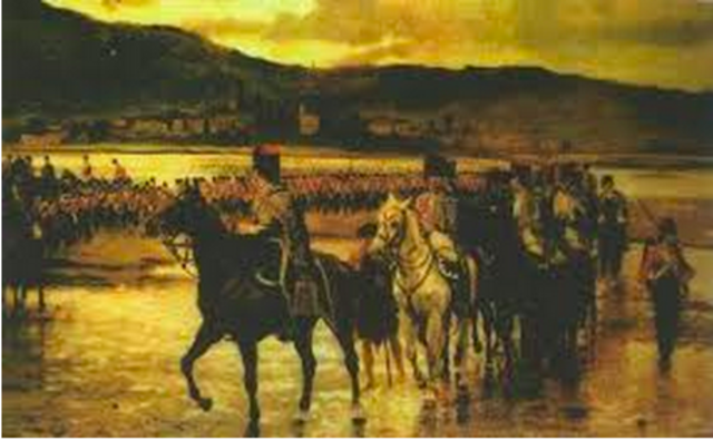 San Martin takes control of the “Army of the North”