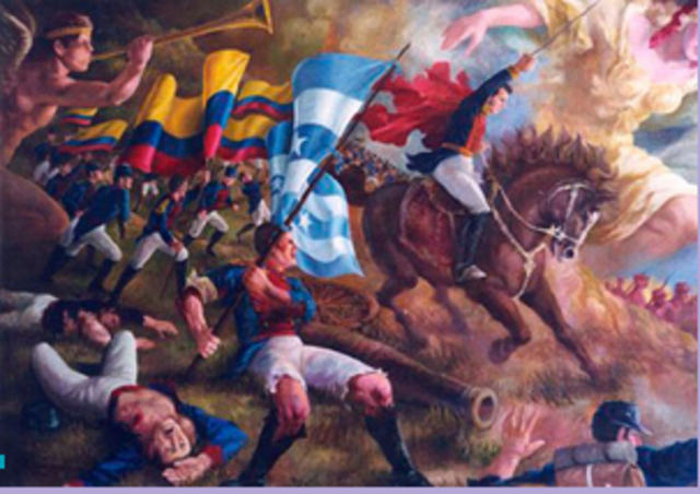 Simon Bolívar Frees Ecuador