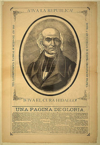 Miguel Hidalgo y Costilla issued the Grito de Dolores