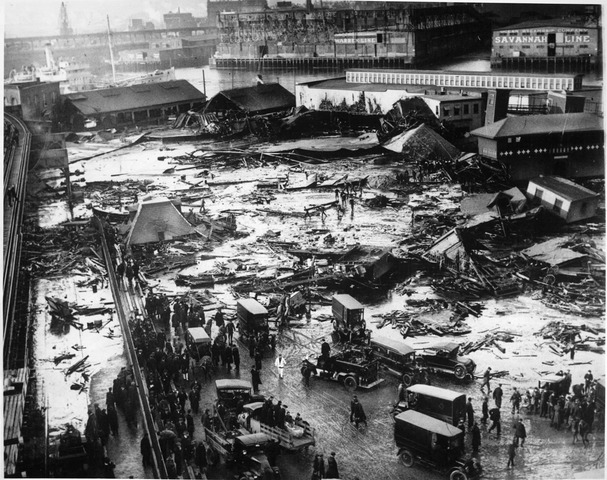 Molasses Flood in Boston,MA