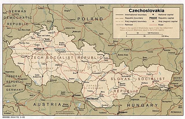 Czechoslovakia apapts its own constitution