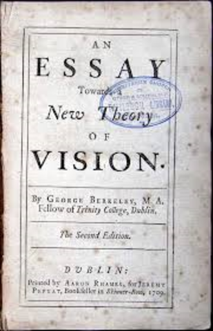 George Berkeley: "New Theory of Vision"