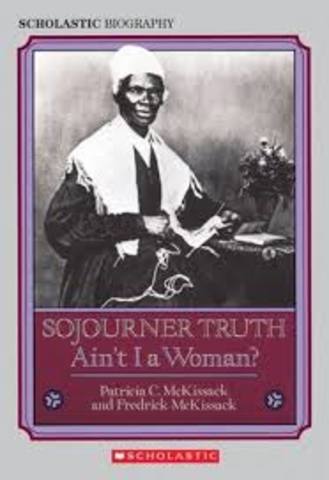 Sojourner Truth Gives her 'Ain't I a Woman Speech"