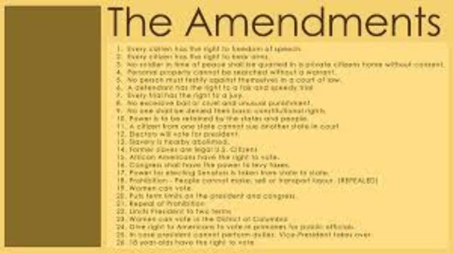 13, 14, and 15 Amendment