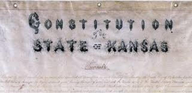 Lecompton Constitution rejected by Congress