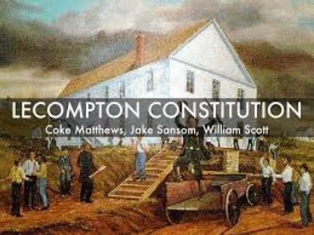 Lecompton constituion rejected