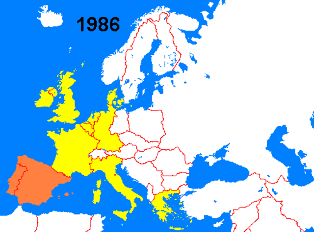 3rd enlargement:Portugal Spain