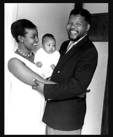 Mandela and Evelyn's first child is born