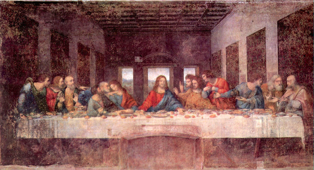 Leonardo Da Vinci Creates "The Last Supper"