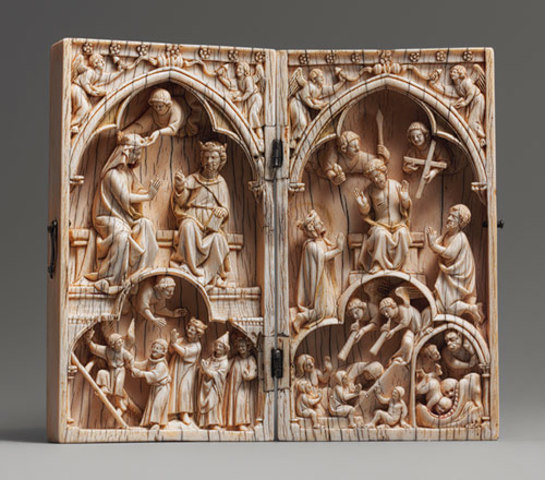 Diptych with the Last Judgment and Coronation of the Virgin